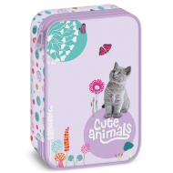 Ars Una: Cute Animals - Kitten penar cu mai multe compartimente 15,5x22,5x4,5cm