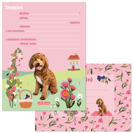 Ars Una: Cute Animals invitație de petrecere cu cățeluși cu plic, set de 10 bucăți