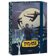 Ars Una Ninjas in the dark mapă cu elastic A/4