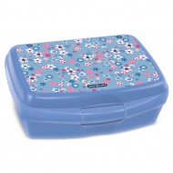 Ars Una: Pearl Blossom Blue cutie pentru prânz cu flori 16,5x6x13,5cm