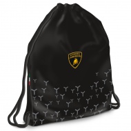 Ars Una: Rucsac sport negru pentru adolescenți Lamborghini, 37,5x46cm