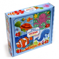 Primul meu puzzle: Animale din ocean 4 in 1 baby puzzle