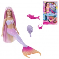 Barbie: Păpușă sirena care își schimbă culoarea cu accesorii - Mattel