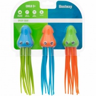 Bestway: Set de figurine subacvatice Speedy Squid™ cu polipi, set de 3 bucăți.