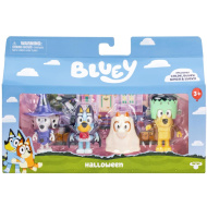 Bluey: Set de figurine de Halloween, 4 bucăți