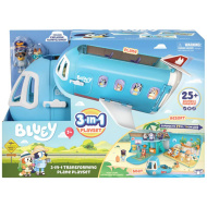 Bluey: Set de joacă avion cu figurine de personaje și accesorii