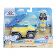 Bluey: Set de jucării Beach Quad cu figurina Bandit