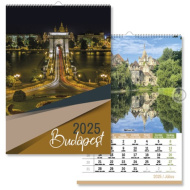 Calendar de perete Budapesta 2025, 21x30cm