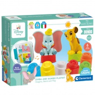 Clemmy: Clasice Disney set de 6 blocuri de construcție moi cu carte și figurine - Clementoni