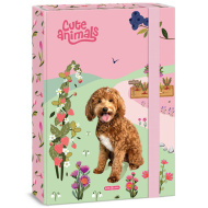 Cutie Animale Ars Una - cutie pentru caiete A4 cu elastic, model cățeluș