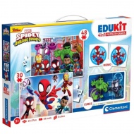 Edukit: Spidey 4 în 1 colecție de jocuri - Clementoni