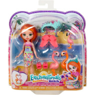 Enchantimals: Set de joacă familia flamingo Florinda - Mattel