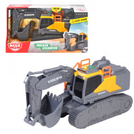 Excavator Volvo cu efecte de lumină și sunet 23cm - Dickie Toys