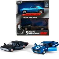 Fast &amp; Furious: Pachet de 2 mașini 1969 Chevrolet Camaro și 1968 Dodge Charger Widebody, scară 1/32 - Jada Toys