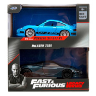 Fast &amp; Furious: Porsche 911 GT3 RS și McLaren 720S set de 2 bucăți la scară 1/32 - Jada Toys