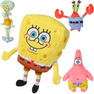 Figurină de pluș SpongeBob de 20cm în patru variante diferite - Simba toys