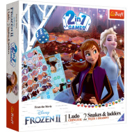 Frozen 2: Set de joc de societate 2 în 1 - Trefl