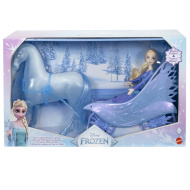 Frozen: Elsa și Nokk cu trăsura de gheață - Mattel