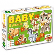 Puzzle Baby cu animale domestice