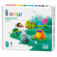 Hey Clay: Set mare de modelaj cu animale exotice și aplicație telefonică