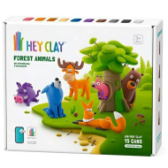 Hey Clay: Set mare de modelaj cu aplicație pentru telefon - Animale din pădure