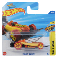 Hot Wheels: Street Wiener mașinuță galbenă 1/64 - Mattel