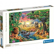 Întâlnire în Africa puzzle de 2000 de piese - Clementoni