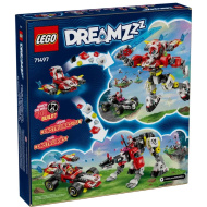 LEGO® DREAMZzz: Robotul tigru al lui Cooper și mașina hot rod Zero (71497)