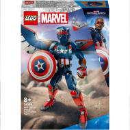 LEGO® Marvel: Noua figurină de construcție Captain America (76296)