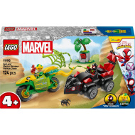 LEGO® Marvel: Spin și Electro - Urmărire cu vehiculul dinozaur (11198)