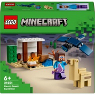 LEGO® Minecraft: Expediția în deșert a lui Steve (21251)