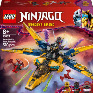 LEGO® Ninjago: Avionul super furtună al lui Ras și Arin (71833)