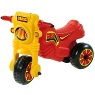 Cross motor roşie fără pedale - D. Toys