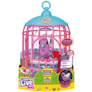 Little Live Pets: Polly, papagal interactiv în cușcă cu lumină și sunet