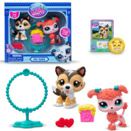 Littlest Pet Shop: Petfluencers set figurine câini 2 bucăți - Jump and joy seria 2