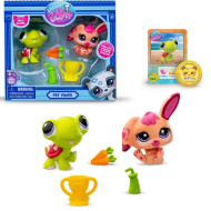 Littlest Pet Shop: Relay Racers - Pachet figurine Țestoasă și Iepuraș Seria 2