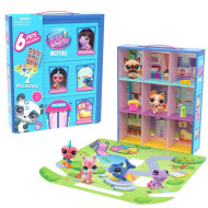 Littlest Pet Shop: Set de joacă Hotel cu 6 figurine seria 2