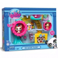 Littlest Pet Shop: Set de joacă Mókagyár cu 2 figurine, seria 1