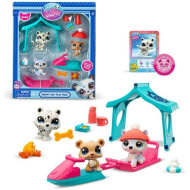 Littlest Pet Shop: Zi de zăpadă set de 3 figurine seria 2