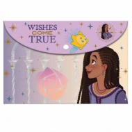 Luna: Disney Wish - Mapă de plastic cu capse pentru documente, format A4