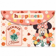 Luna: Mapă de plastic cu capse pentru documente Minnie Mouse, format A4