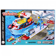 Majorette: Creatix Maersk Navă de transport logistic cu vehicul set - Simba Toys