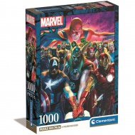 Marvel: Răzbunătorii puzzle compact de 1000 de piese, 50x70cm - Clementoni