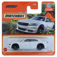 Matchbox: 2018 Dodge Charger mașinuță albă 1/64 – Mattel