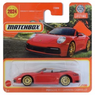 Matchbox: Porsche 911 Carrera cabriolet roșu mașinuță 1/64 – Mattel