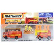 Matchbox: Set mașinuță Hazard Squad cu remorcă 1/64 - Mattel