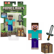 Minecraft: Set figurine personaj Steve - Mattel