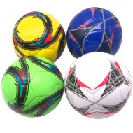 Minge de fotbal din piele artificială cu model, 23 cm, disponibil în mai multe variante