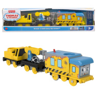 Momentele preferate ale lui Thomas: Carly, locomotiva cu macara set de tren motorizat - Mattel