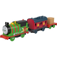 Momentele preferate ale lui Thomas: Percy cu setul de tren motorizat cu poștalion - Mattel